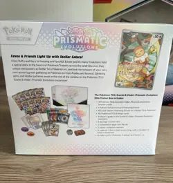 Pokemon Scarlet & Violet Prismatic Evolutions ETB- Sealed With a Small Tear - Image 3