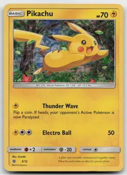 Pokemon tcg Miscellaneous Cards & Products #SM04 Pikachu Moderately played - Image 1