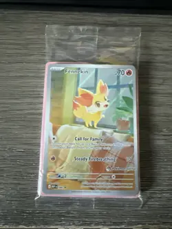 Fennekin 080 Chaos Rising ETB Pokemon Center Stamped Promo (Sealed) - Image 1
