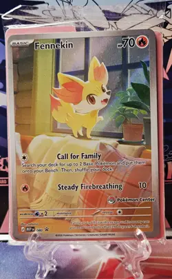 Fennekin #80 Chaos Rising Pokemon Center ETB stamped promo (SEALED) - Image 1