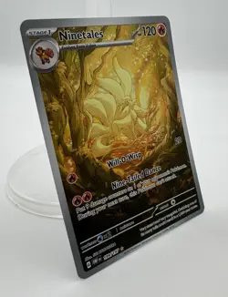 Pokemon TCG - Ninetales 199/197 Obsidian Flames Illus. Rare, EN, NM+ - Image 2