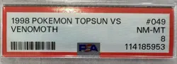 PSA 8 VINTAGE - POKEMON TOPSUN VS #049 VENOMOTH DODUO GRADED NM-MT 1998 - Image 4