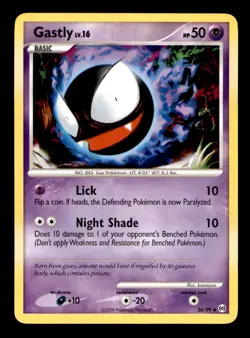 Gastly 36/99 Uncommon Arceus Pokemon Near Mint - Image 1
