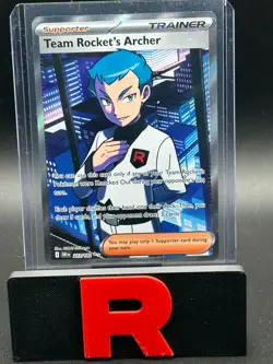 Pokemon TCG Team Rocket's Archer 223/182 Ultra Rare Destined Rivals NM - Image 1