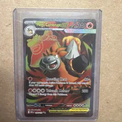 Mega Camerupt ex 156/132 Ultra Rare Mega Evolution Pokemon Near Mint - Image 1