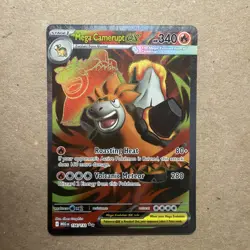 Mega Camerupt ex 156/132 Ultra Rare Mega Evolution Pokemon Near Mint - Image 2