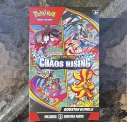 Pokemon TCG Mega Evolution Chaos Rising Booster Bundle IN HAND - Image 1
