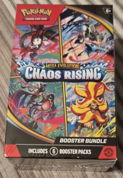 Pokemon TCG Chaos Rising 6 Pack Booster Bundle New Sealed - Image 1