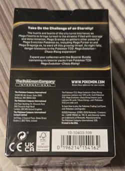 Pokemon TCG Chaos Rising 6 Pack Booster Bundle New Sealed - Image 2