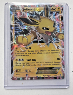Jolteon EX 28/83 Generations Holo Rare 2016 English Pokemon Card TCG - Image 1