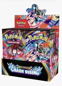 Pokemon Mega Evolution Chaos Rising Factory Sealed 36 Pack Booster Box In Stock - Image 1
