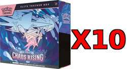 Pokemon Chaos Rising ETB Case 10 Factory Sealed ETBs PRESALE Ships 22May26 - Image 1