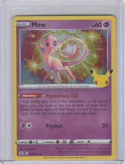 Mew 011/025 Holo Rare Celebrations Pokemon Card - NM Near Mint - Image 1