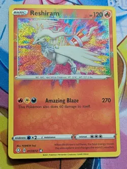 Reshiram 017/072 Amazing Rare Shining Fates Pokemon NM - Image 1