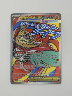 Pokemon Mega Hawlucha EX 268/217 Mega Attack Rare Ascended Heroes - Image 1