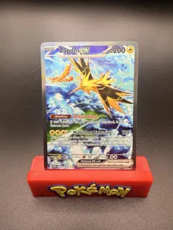 Pokemon TCG Zapdos EX 202/165 Scarlet & Violet 151 Sir NM/M Condition - Image 1