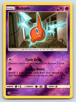 Rotom Uncommon Pokemon SM - Cosmic Eclipse 86/236 NM - Image 1