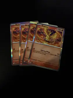 x4 Moltres 014/094 (Holo) - ME02 Phantasmal Flames PFL - Pokemon - NM/M English - Image 1