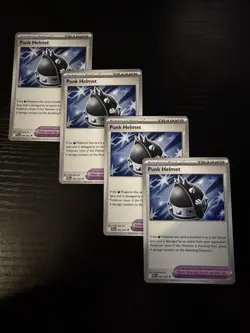 x4 Punk Helmet 092/094 - PFL Phantasmal Flames ME02 - Pokemon NM/M English - Image 1