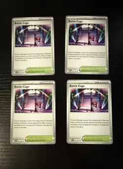 Battle Cage Playset x4 085/094 - Phantasmal Flames PFL - NM - Image 1