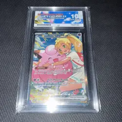 Pokemon TCG Lillie’s Clefairy EX 280/217 SIR Ascended Heroes ACE 10 Gem Mint - Image 1