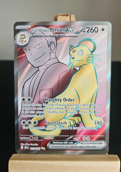 Team Rocket's Persian ex 219/182 Holo Destined Rivals Pokemon TCG NM *Clean* - Image 1