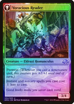 Curious Homunculus / Voracious Reader FOIL Eldritch Moon PLD CARD ABUGames - Image 2