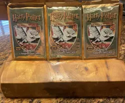Vintage 2001 Harry Potter Booster Random Trading Game Cards Sealed New Lot Of 3 742818140294 - Image 1