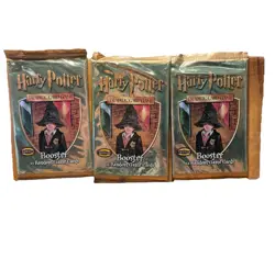Harry Potter Booster Game Trading Cards Lot Of 3 - Image 1