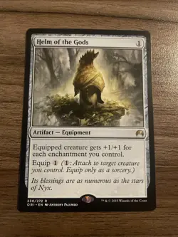 Helm of the Gods - Magic Origins (ORI) #230 - Regular -LP- Free Shipping - MTG - Image 1