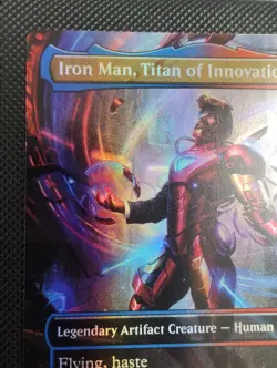 Iron Man, Titan of Innovation (Rainbow Foil) Secret Lair Drop Foil - Image 2