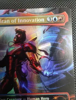 Iron Man, Titan of Innovation (Rainbow Foil) Secret Lair Drop Foil - Image 3