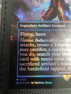 Iron Man, Titan of Innovation (Rainbow Foil) Secret Lair Drop Foil - Image 4