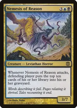 Nemesis of Reason NM #28 Alara Reborn MTG - Image 1