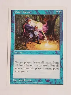MTG Drain Power (5th Edition/Blue/R) - BGM - Image 1