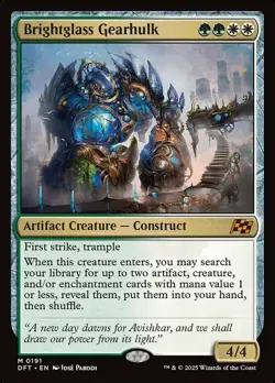 x1 Brightglass Gearhulk M MTG Aetherdrift M/NM, English - Image 1