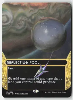 MTG - Reflecting Pool (0036) (Borderless) M Edge of Eternities: Stellar Sights 3 - Image 1