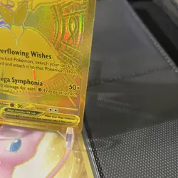 2025 Pokemon Mega Evolution Gold Hyper Rare Mega Gardevoir ex #187/132 - Image 4