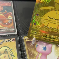 2025 Pokemon Mega Evolution Gold Hyper Rare Mega Gardevoir ex #187/132 - Image 5