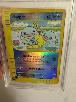 2003 Pokemon - Wooper Reverse Holo E Reader Aquapolis 117/147 - PSA 9 Mint! WOTC - Image 4