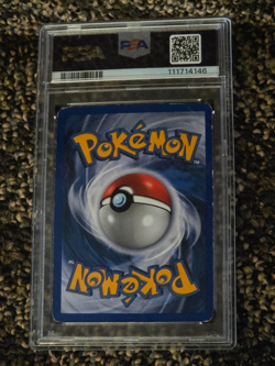 2000 Pokemon Black Star Promo Mew Pokemon League #8 PSA 7 - Image 2