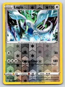 Lugia 140/189 Rare Darkness Ablaze Pokemon Reverse Holo Near Mint - Image 1