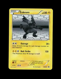2011 Pokemon BLACK STAR PROMO ZEKROM HOLO BW005! NM - - Image 1