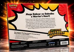 Pokemon TCG Mega Emboar EX Box Ascended Heroes Factory Sealed New - Image 3