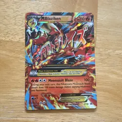 M Blaziken EX XY86 XY Promos Mega EX Promo Holo Oversized English 2015 - Image 1