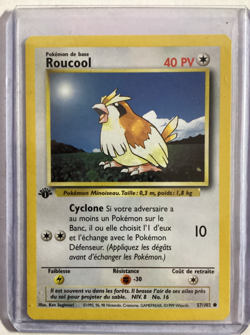 Pokemon FRENCH 1st Edition ROUCOOL 57/102 Common 1999 NICE !!! - Image 1