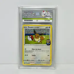 Pokemon TCG 2020 Eevee On the Ball Futsal Promo 002/005 ACE Gem Mint 10 - Image 1