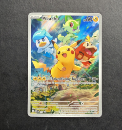 Pokemon Pikachu 027 Sv: Scarlet & Violet Promo Holo Basic 60HP English - Image 1