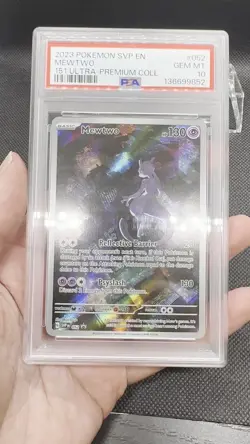 2023 POKEMON SVP PROMO 151 ULTRA-PREMIUM COLLECTION #052 MEWTWO PSA 10 - Image 2
