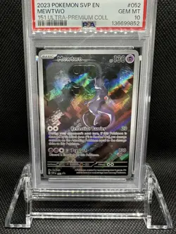 2023 POKEMON SVP PROMO 151 ULTRA-PREMIUM COLLECTION #052 MEWTWO PSA 10 - Image 5
